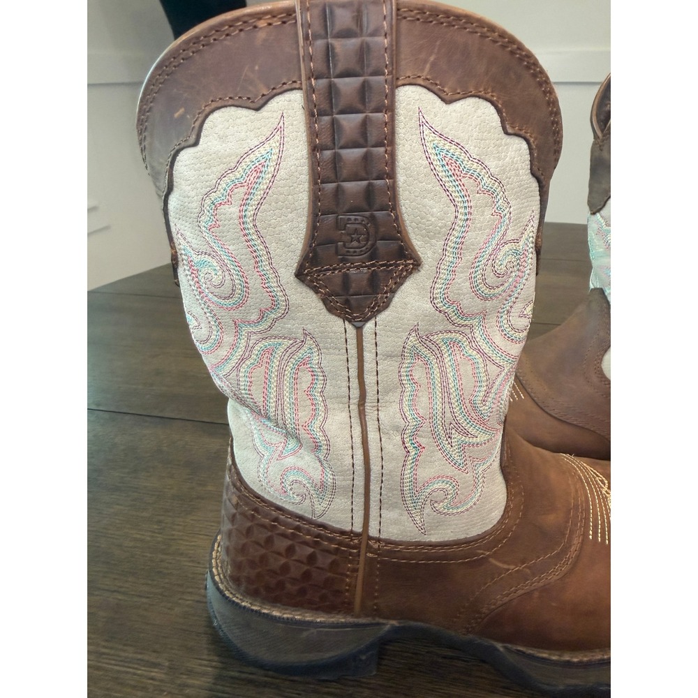 LADY REBEL BY DURANGO WOMEN'S COMPOSITE TOE SADDLE WESTERN BOOT - Picture 5 of 9